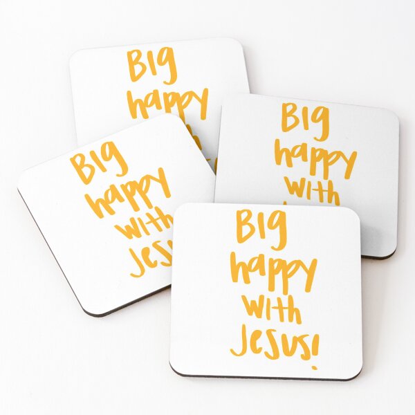 Item preview, Big Happy With Jesus Christian  designed and sold by Bloom Faithfully.
