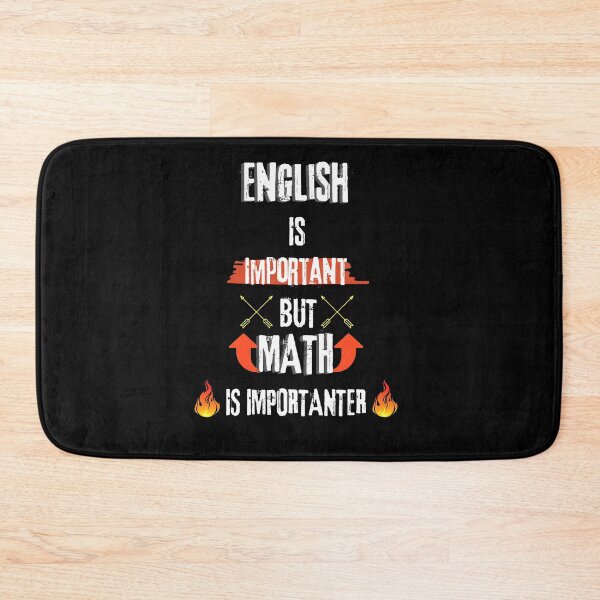 Item preview,  english is important but math is importanter designed and sold by Innovational.