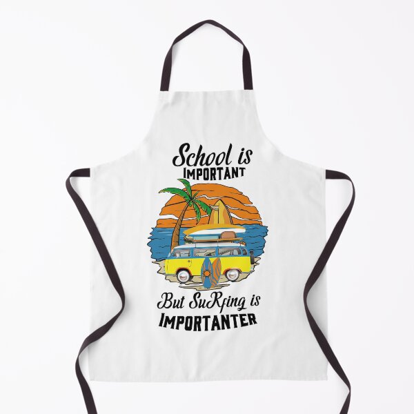Item preview, School Is Important But Surfing Is Importanter designed and sold by LouzaArte.