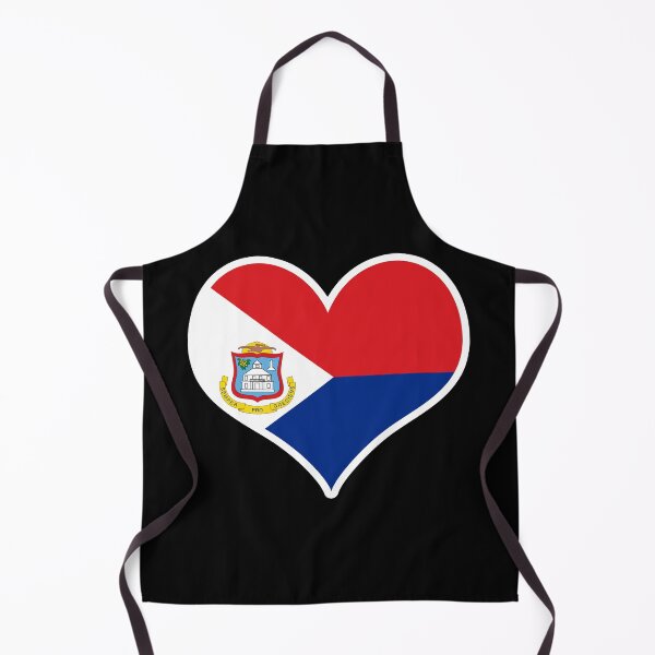 Item preview, Sint Maarten Flag Heart designed and sold by PKHalford.