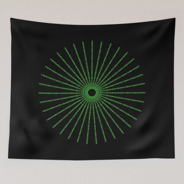 Item preview,  DESTROY - BINARY CODE. ASCII. CIRCLE. GREEN. designed and sold by 5hertz.