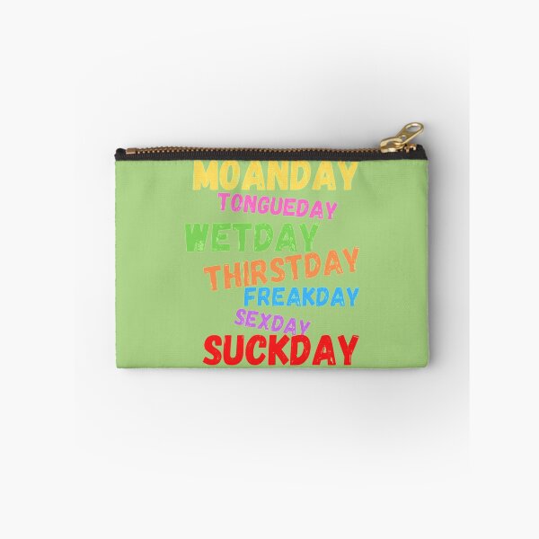 Item preview, Sex Days Of The Week,Dirty Week Love   designed and sold by GoldenGooseNZ.