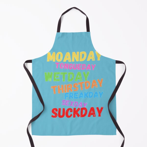 Item preview, Sex Days Of The Week,Dirty Week Love designed and sold by GoldenGooseNZ.