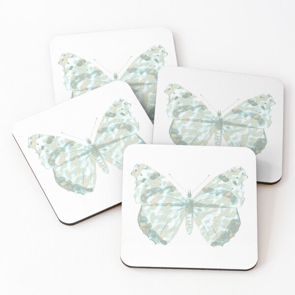 Item preview, Pale marble pattern butterfly design designed and sold by Elonium.