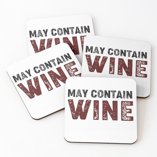 Item preview, May Contain Wine Funny Drinking Gift Tee Shirt for Women and Men T-shirt designed and sold by LETSTRIP.