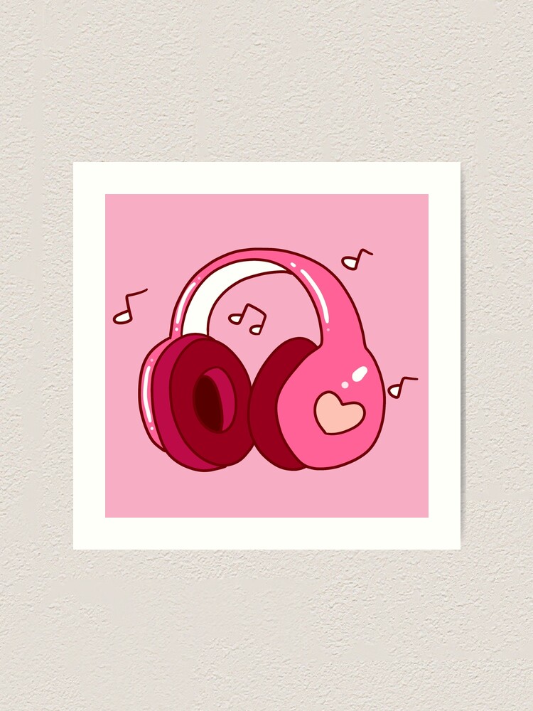 Pink Headphones
