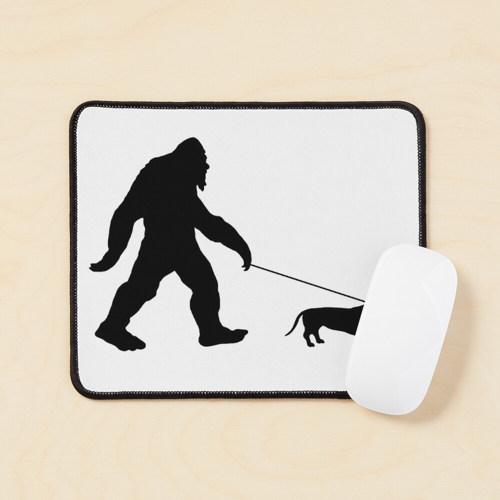 Bigfoot Walking his Dog