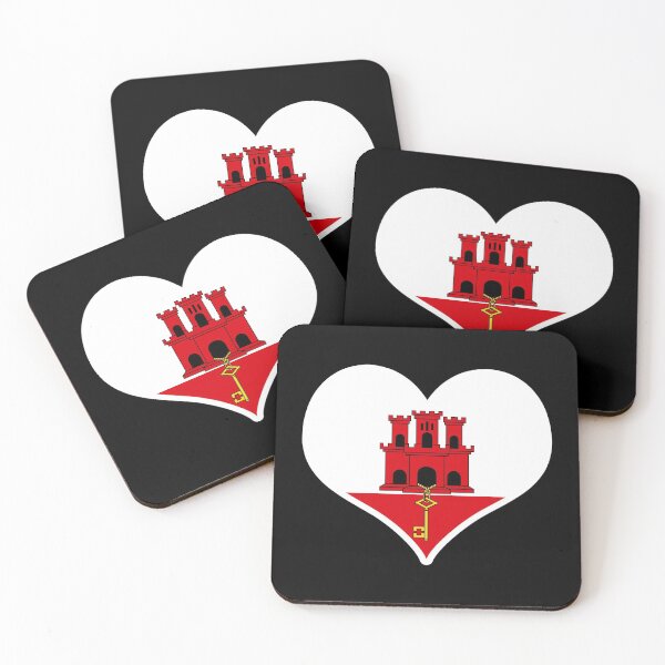 Item preview, Gibraltar Flag Heart designed and sold by PKHalford.