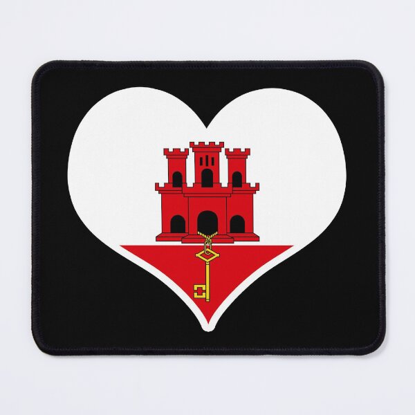 Item preview, Gibraltar Flag Heart designed and sold by PKHalford.