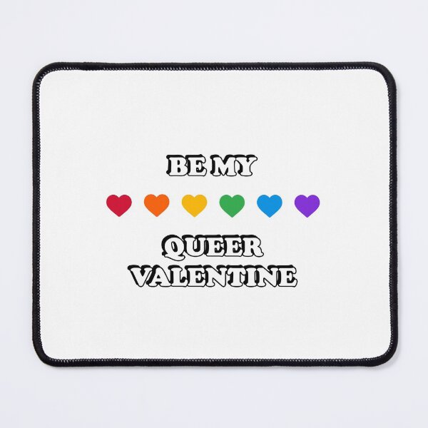 Item preview, Be my queer valentine - rainbow hearts designed and sold by Inspirationmotivation.