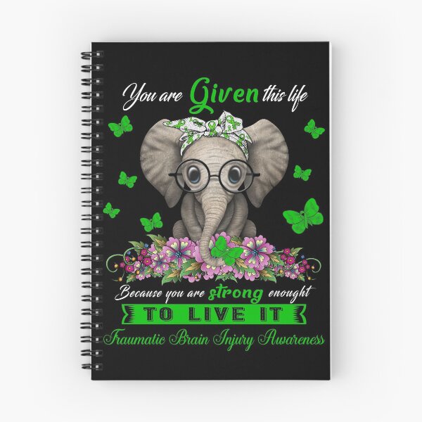 Item preview, Traumatic Brain Injury Warrior Cute Elephant Lover Gifts designed and sold by Adropine.