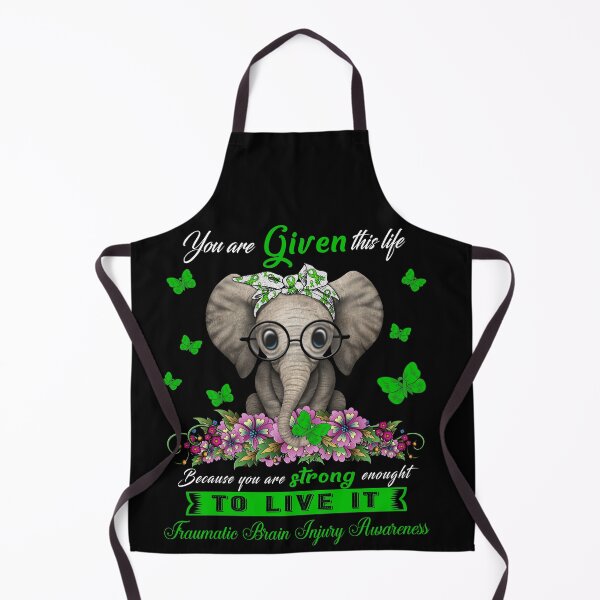 Item preview, Traumatic Brain Injury Warrior Cute Elephant Lover Gifts designed and sold by Adropine.