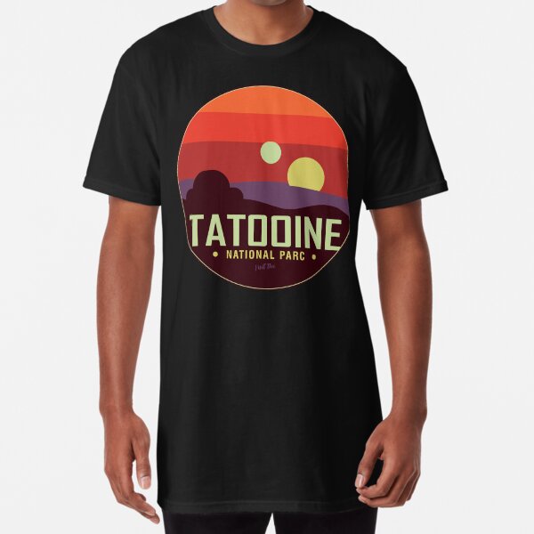 Vista previa del artículo con la obra «visita la puesta de sol binaria de Tatooine», diseñado y vendido por Omochiroi.