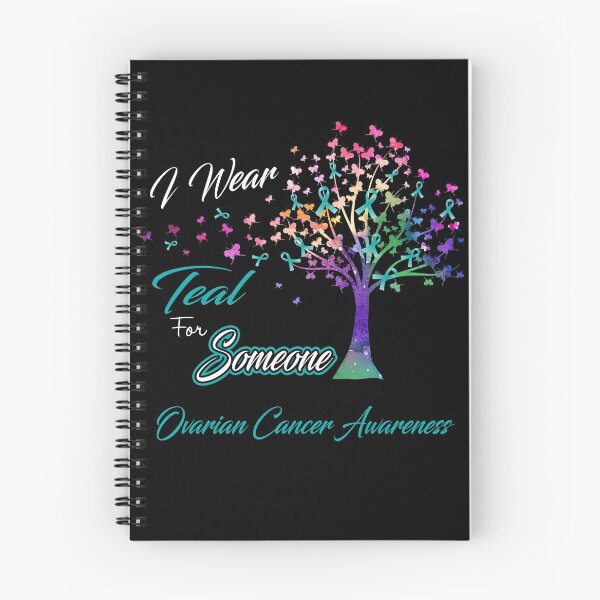 Item preview, Ribbon Tree I Wear Teal For Someone Ovarian Cancer Awareness designed and sold by Tadmab.