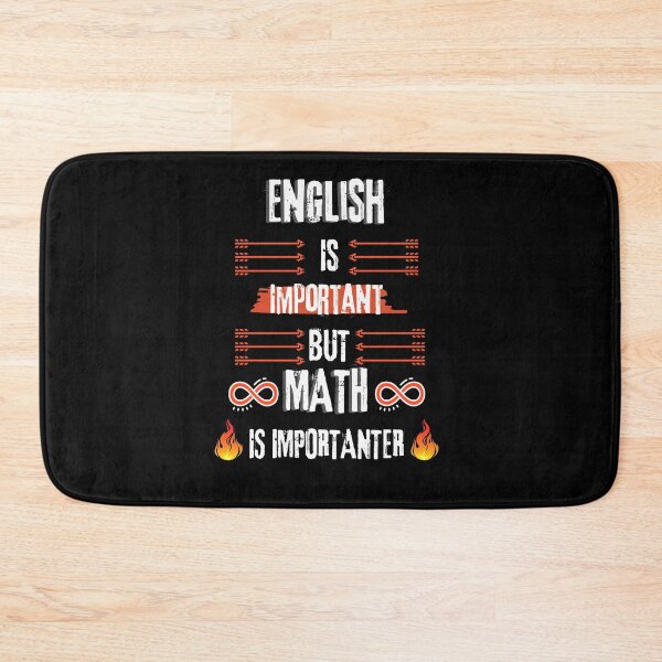 Item preview,  english is important but math is importanter designed and sold by Innovational.