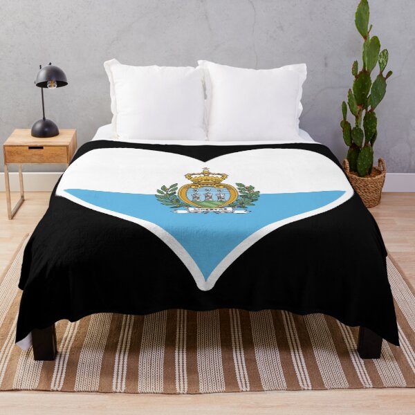 Item preview, San Marino Flag Heart designed and sold by PKHalford.