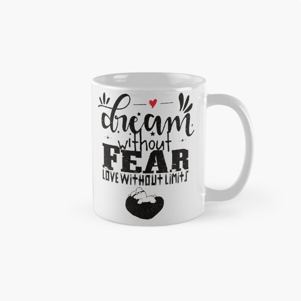 Item preview, dream without fear love without limits - inspirational quotes designed and sold by VichallanStudio.