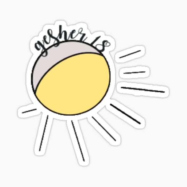 G2K18 Sun Moon Sticker