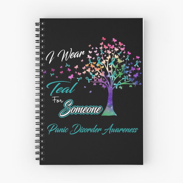 Item preview, Ribbon Tree I Wear Teal For Someone Panic Disorder Awareness designed and sold by Tadmab.