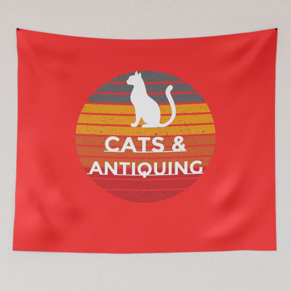 Item preview, Cats and Antiquing designed and sold by rachidhaz.
