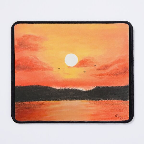 Item preview, Sunset over the lake | nature inspired decor designed and sold by NathBros.