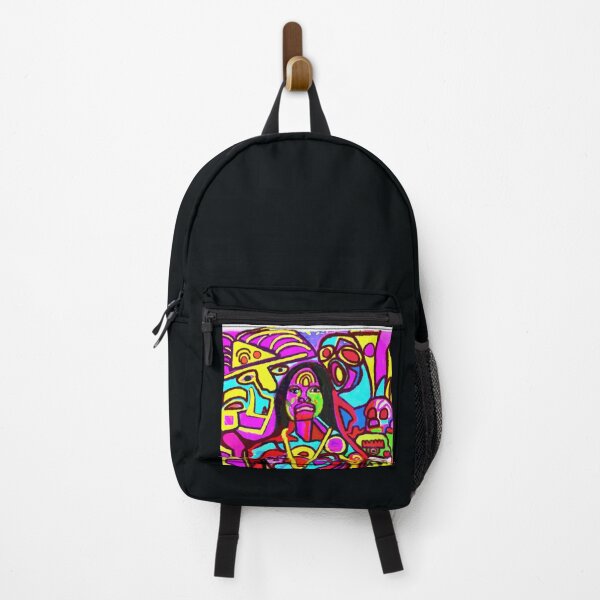 Item preview, Loco, multicolored ese, abstract tattooed Latino, procreate creation, abstract graffiti, vibrant proud Latino of the hood, insane design background of all colors. designed and sold by jjaeger3667.