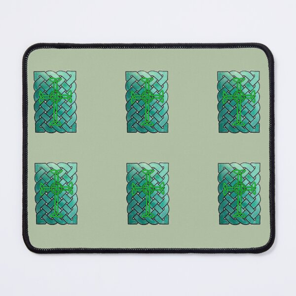 Item preview, Celtic Cross on knotwork designed and sold by CelticFlow.