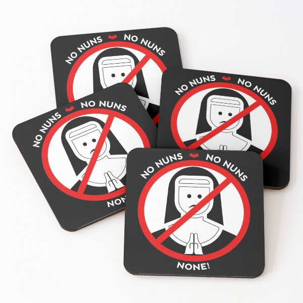 Item preview, “Nun” Allowed - round logo designed and sold by RoGoArt.