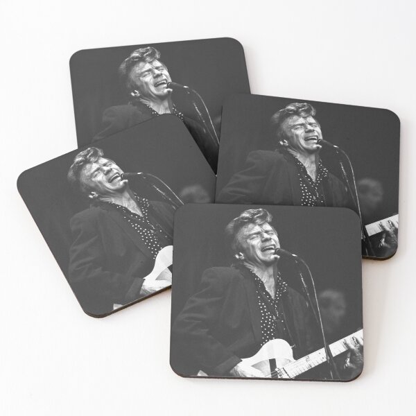 Item preview, Dave Edmunds BW Photograph designed and sold by ConcertImages.
