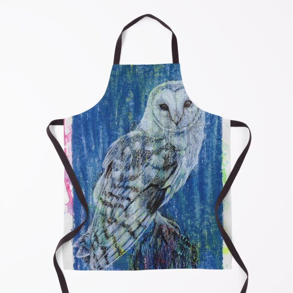 Item preview, Owl - Hand Drawn Oil and Ink Portrait designed and sold by HRHildebrand.