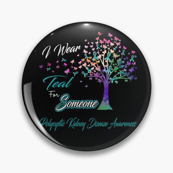 Item preview, Ribbon Tree I Wear Teal For Someone Polycystic Kidney Disease Awareness designed and sold by Tadmab.