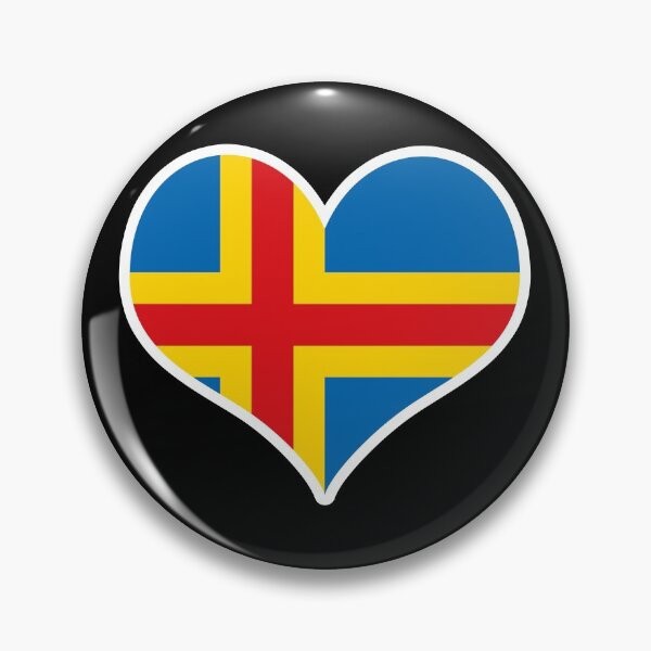 Item preview, Aland Flag Heart designed and sold by PKHalford.