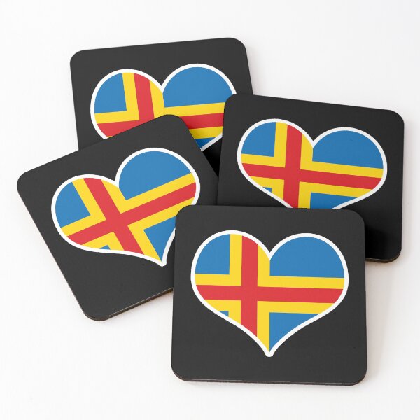 Item preview, Aland Flag Heart designed and sold by PKHalford.