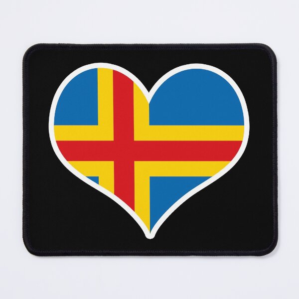 Item preview, Aland Flag Heart designed and sold by PKHalford.