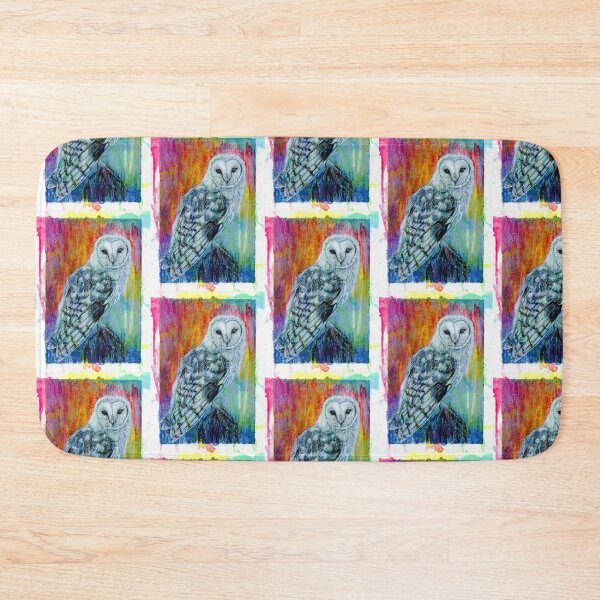 Item preview, Owl - Hand Drawn Oil and Ink Portrait designed and sold by HRHildebrand.