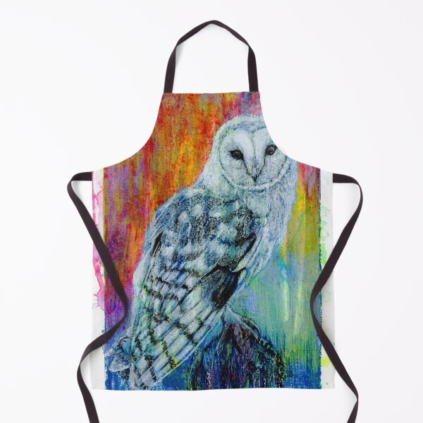 Item preview, Owl - Hand Drawn Oil and Ink Portrait designed and sold by HRHildebrand.