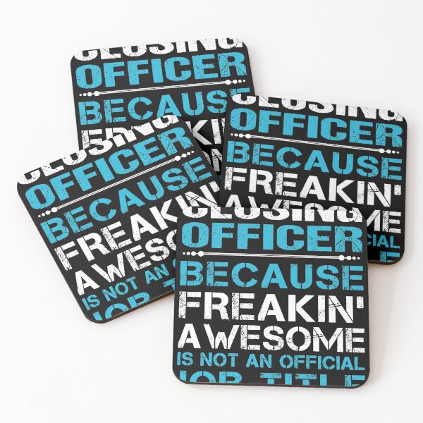 Item preview, Closing Officer T Shirt - Freaking Awesome Job Gift Item Tee designed and sold by oetate4774.
