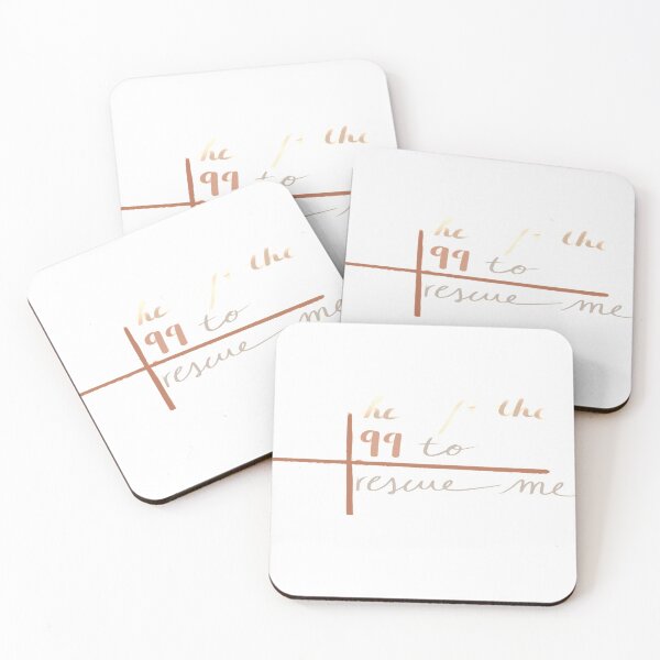 Item preview, He Left the 99 to Rescue Me Sticker designed and sold by Bloom Faithfully.