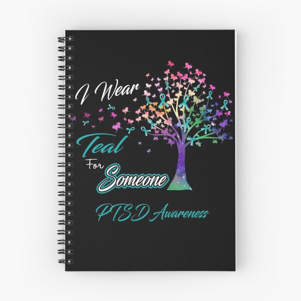 Item preview, Ribbon Tree I Wear Teal For Someone PTSD Awareness designed and sold by Tadmab.
