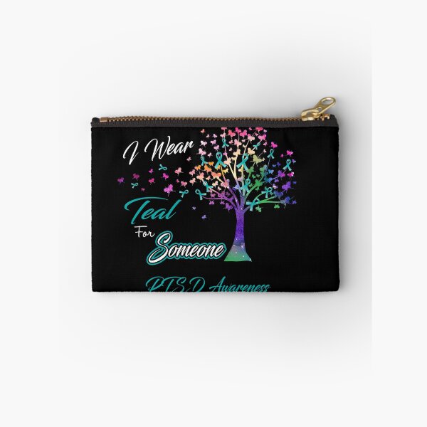 Item preview, Ribbon Tree I Wear Teal For Someone PTSD Awareness designed and sold by Tadmab.