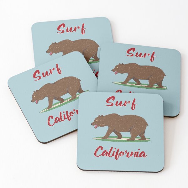 Item preview, California State Bear Surf California Vintage Surfer designed and sold by OliviaGbyKyro.