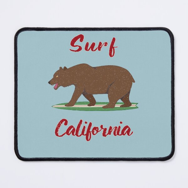 Item preview, California State Bear Surf California Vintage Surfer designed and sold by OliviaGbyKyro.