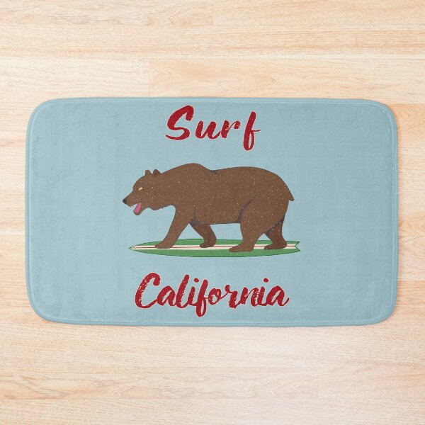 Item preview, California State Bear Surf California Vintage Surfer designed and sold by OliviaGbyKyro.