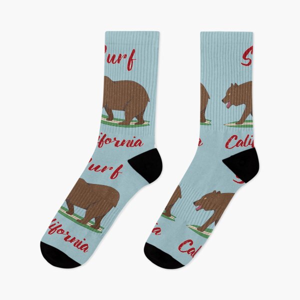 Item preview, California State Bear Surf California Vintage Surfer designed and sold by OliviaGbyKyro.