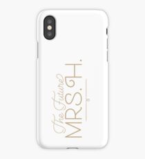 The Future Mrs. H Bride-to-Be, Gold iPhone Case