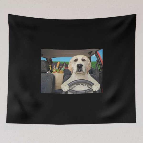 Item preview, Dog Driving A Car , Pet lover  designed and sold by laamriya974.