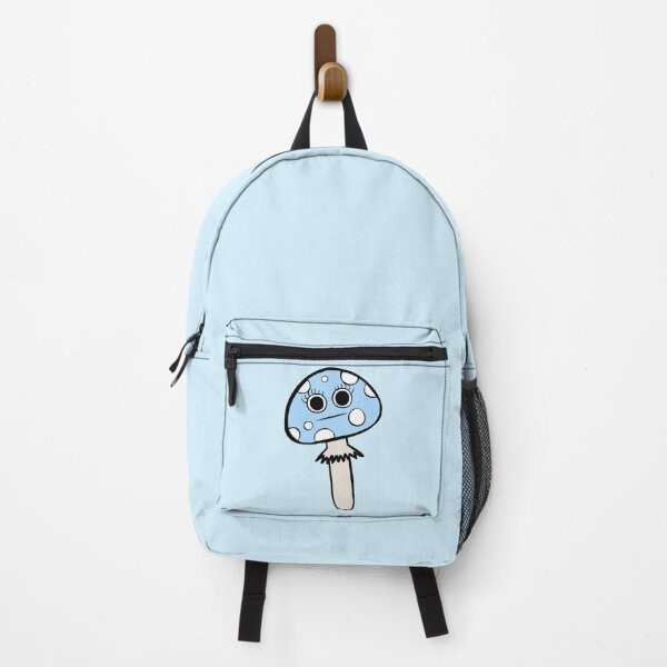 Item preview, Super Funny And Sad Baby Blue Mushroom Food In Forest designed and sold by Barolina.