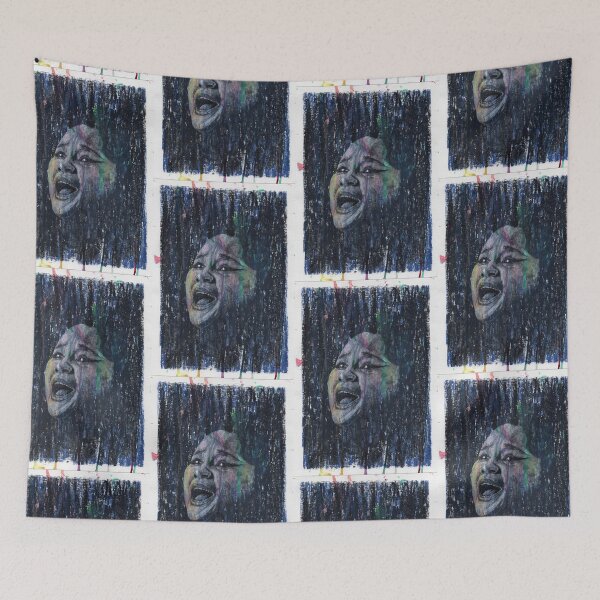Item preview, Etta James - Hand Drawn Oil and Ink Portrait designed and sold by HRHildebrand.