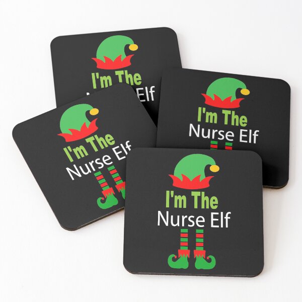 Item preview, I’m The Nurse Elf Funny Nursing Christmas designed and sold by JustBeeAwesome.