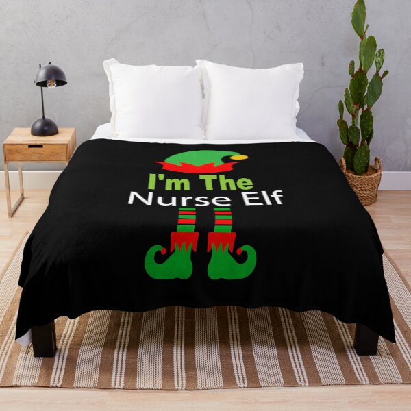 Item preview, I’m The Nurse Elf Funny Nursing Christmas designed and sold by JustBeeAwesome.